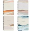 etmamu 235 Set of 4 Notepads Abstract Shapes A5, 60