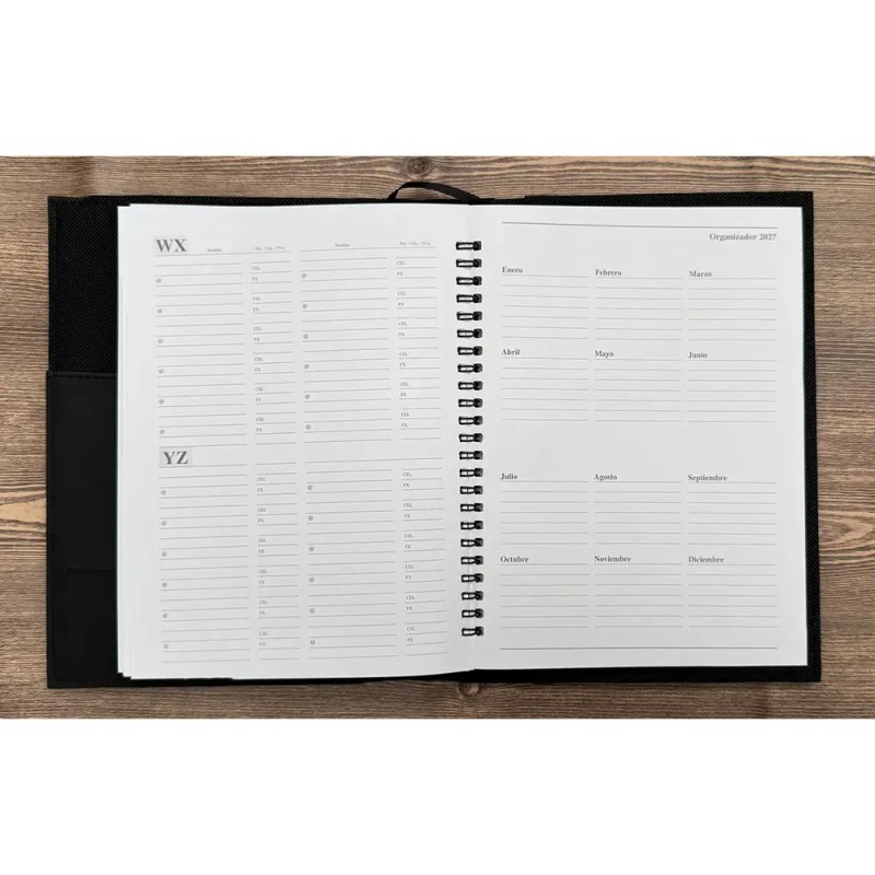 Agenda 2026 Semanal Personalizada Con Nombre