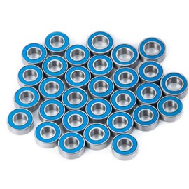 Runup Pack of 30 Ball Bearings, Wheel Hub Axle Bearing Kit for 1/14 Tamiya Semi RC Tractor, Truck, Climbing Trailer, Car, Upgrade Parts