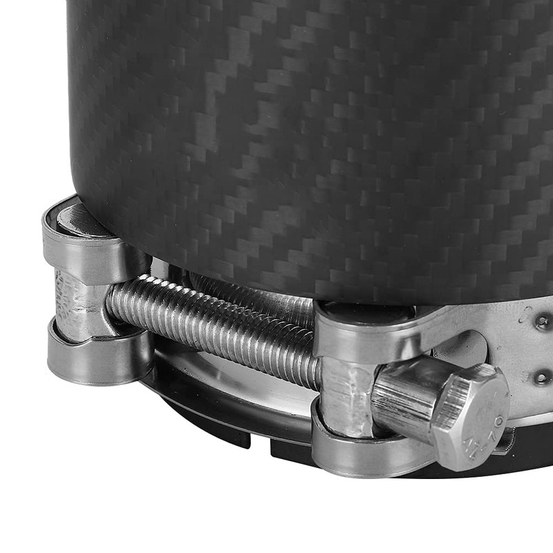 Carbon Fibre 80 mm Inlet 101 mm Outlet Tail Throat