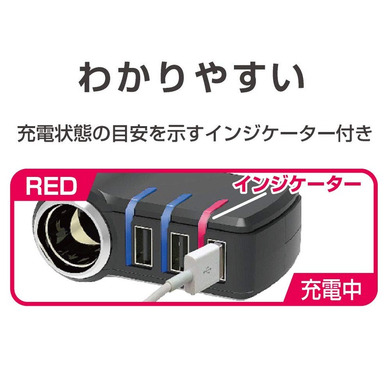 Seikosangyo EM-162 EXEA Monitor USB Socket, 3 USB + 1