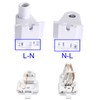 EFAYCRR (2 Pairs) Tombstone Single Pin FA8 Socket Connector Base