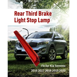 eosorssa 92700-C5000 Rear Third Brake Light Stop Lamp Fit for Kia Sorento 2016-2020 High Mount 3rd Replace 92700C5000