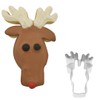 R&M Reindeer Face 3.5" Stainless Steel Cookie Cutter