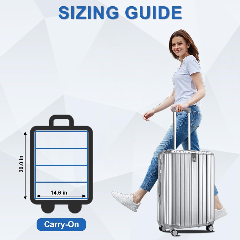 Olosar Suitcase Organizer, Travel Luggage Organizer Portable Hanging Travel Shelves