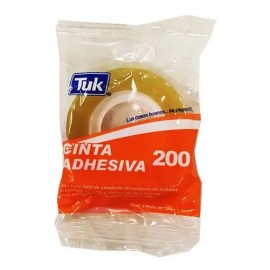 Cinta Adhesiva Tuk 200 Transparente 12 Mm X 33 M                                                                                                      