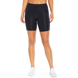 Bally Total Fitness Women's High Rise 7" Pocket Short Black