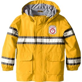 Carter's Boys' Toddler Fireman Raincoat Slicker, Yellow, 7