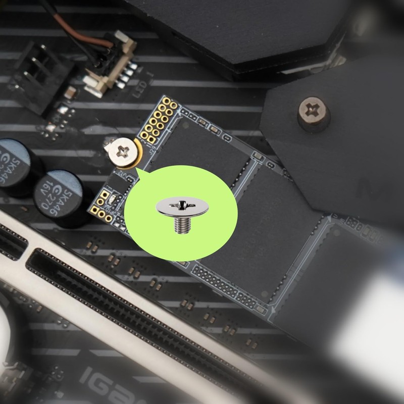 M2 and M3 SSD Screws,PCIe NVMe M.2 SSD Mounting Screws.