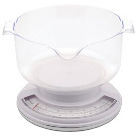 KitchenCraft Mechanical Kitchen Scales with Bowl and Add and Weigh Feature, Gift Boxed, 3kg Capacity