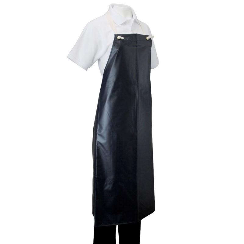 Fuji Vinyl Apron, Apron, Waterproof, Long, Bib, Commercial Use, White,