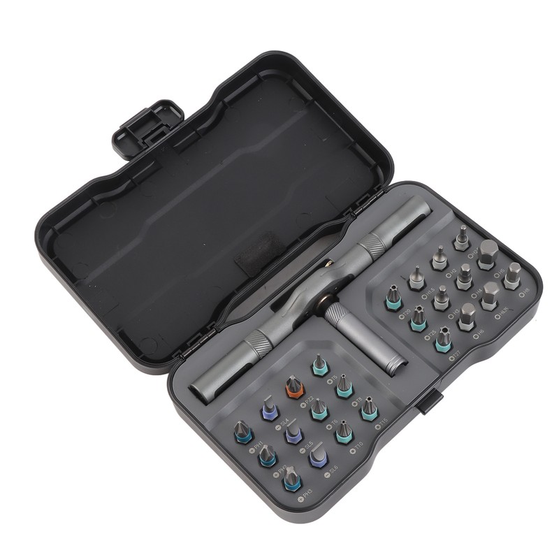 Ratchet Screwdriver Set 24-in-1 Bit Multipurpose Repair Tool Manual Hardware