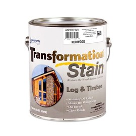 Sashco Transformation Log and Timber Stain, 1 Gallon Pail, Redwood (Pack of 1)