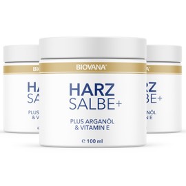 BIOVANA Resin Ointment Plus | Moisturising Cream | For All Skin Types | 100 ml Content 3 x