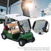 Golf Gift, Exquisite LCD Display Solid Golf Perpetual Calendar Cart,