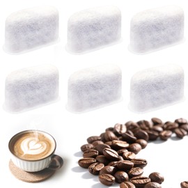 xcivi 6PCS Replacement Coffee Filters Compatible with Drew Barrymore Coffee Maker, Charcoal Water Filters for Beautiful Drew Coffee Machines, Activated Carbon Replacement Water Filter
