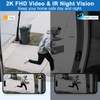 Doorbell Camera Wireless, Head-to-Toe Video, 2K HD Live View, Two-Way