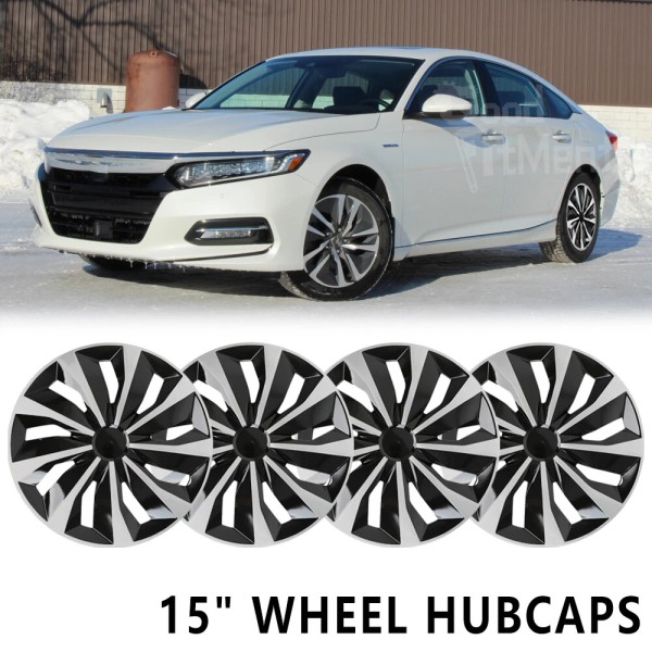 GOODFITMENT 4X 15" Hubcaps Steel Wheel Rims Cover Guard R15