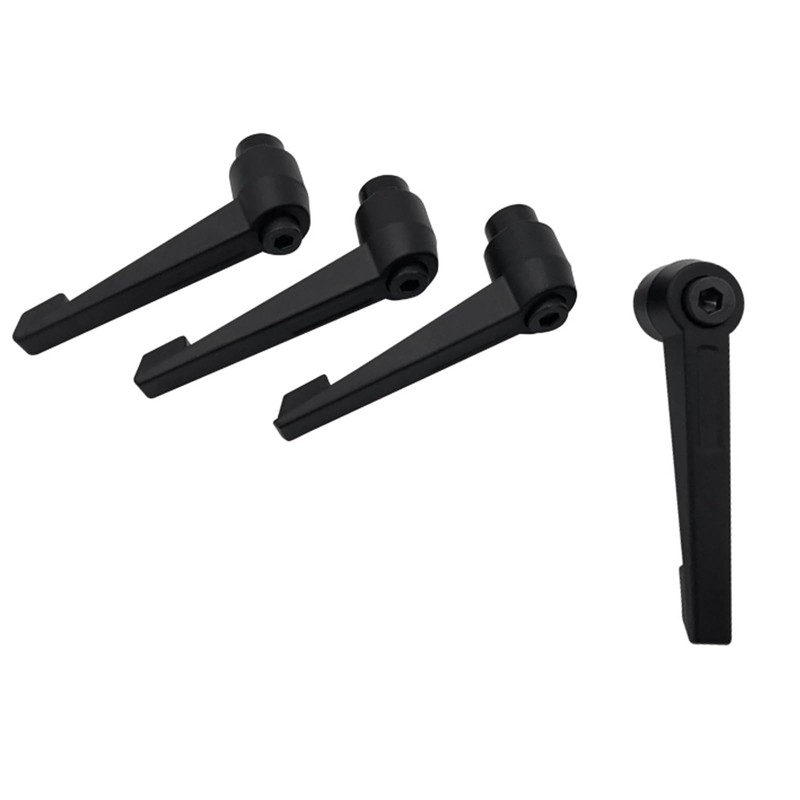 WUDQIJI Adjustable Clamping Lever Handle 4 Pieces M8 Female Thread