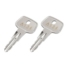 A134 Yakima Replacement Key,SKS roof Rack Key,Replacement Keys for Yakima SKS Ski,Roof Racks,Cargo Box,Carrier Racks and Crossbars with Code Series A134[2 pcs]