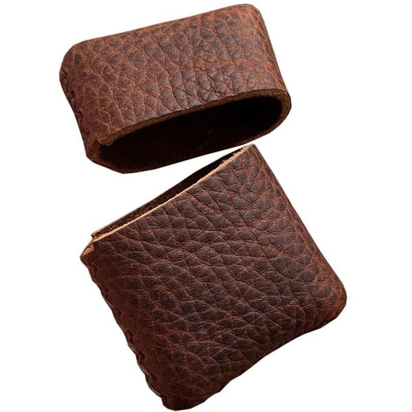 GNSN Handmade Genuine Cowhide Leather Lighter Case Cover Pouch Protective