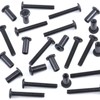 Mardatt 12Sets M6x40mm Black Hex Socket Cap Bolts and Barrel
