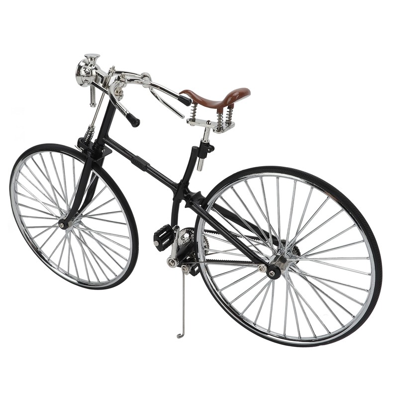 Retro Bicycle Model Retro Style 1:10 Scale Detachable Durable Metal