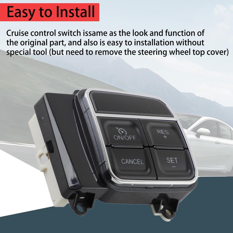 Steering Wheel Cruise Control Switch Compatible with Chrysler 300 /