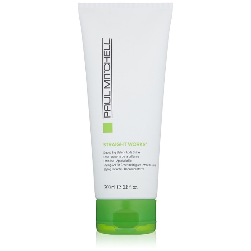 Paul Mitchell Straight Works Hair Gel, Smoothing Styler, Adds Shine,