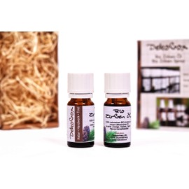 Organic Pine Oil - Double Pack - 2 x 10 ml - 100% Natural - Highest Quality Through Distillation