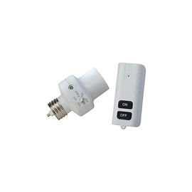 Southwire Woods Indoor Screw-In Light Socket - Wireless Remote Control - Programmable Timer - Energy-Saving Light Socket - LED Compatible - Easy Install