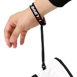 XMJY Upgraded Glove Leash, 1 Pair Narrow Wrist Leash for Gloves, Comforty Glove Tether for Adults, Winter Ski Glove Leash Wrist Strap Mitten Leash, Men‘ Size 8-11