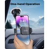OQTIQ One-hand Operation Mini Suction Cup Car Phone Mount for