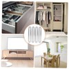 LALAFINA 4pcs Adjustable Stainless Steel Mending Plates for Furniture Heavy