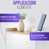 Filzada® 8x Piedini per Mobili Autoadesivi Teflon 70x19 mm -