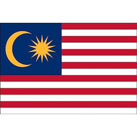 Y H M National Flag Malaysia Flag 4 x 6 feet Bunting For Marine Industrial Use