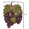 Touch of Class Grape Harvest Realistic Grapes Double Switchplate -