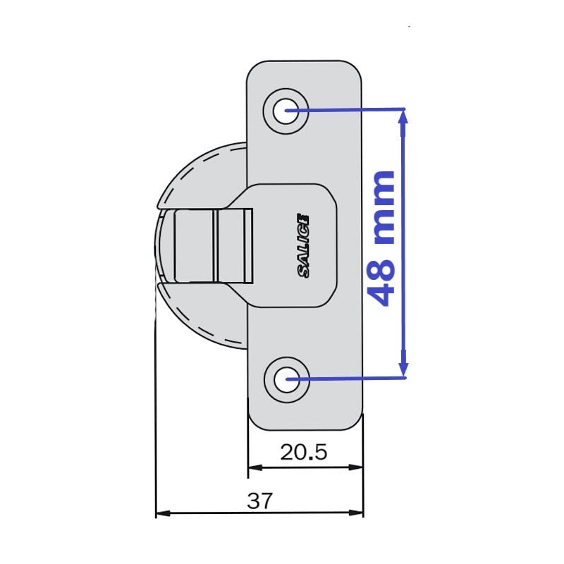 SALICE Universal Hinge with Opening 110° Standard Application (DECELERANT SILENT,