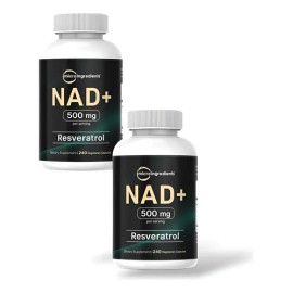 2 Pack Nad Resveratrol 240 Cápsulas Suplemento Alimenticio Sin Sabor                                                                                  