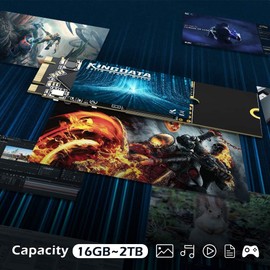 KINGDATA SSD M.2 2280 64 GB Ngff Unidad de estado sólido interna de alto rendimiento para computadora portátil SATA III 6 Gb/s (M.2 2280,64 GB x 5 unidades)