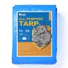GUARD SHIELD Blue Tarp Waterproof 12x24 Feet Medium Duty All