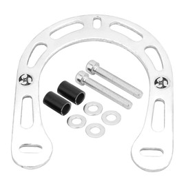BuyWeek Bicycle Brake Booster, Bicycle Brake Booster with V Brake, Aluminium Alloy Bicycle Brake Booster with Screws for Mountain Bike (Silver)