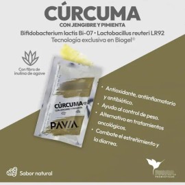 Probióticos Pavia, Cúrcuma Y Preb.: B. Lactis Y L. Reuteri