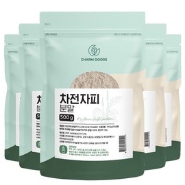 Dietary fiber psyllium husk powder 500g, 5 pieces / 식이섬유 차전자피 가루 500g, 5개