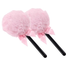 Baluue 2pcs Makeup Loose Powder Puff Lollipop Shape Face Setting Powder Women's Makeup Tools Present