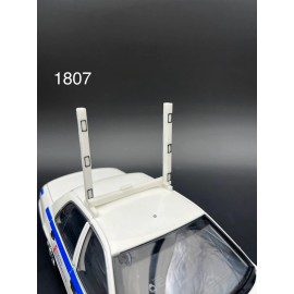 Non Operating Lightbar 1/18 NYPD Highway Patrol Style High Riser Lightbar New York Police Sheriff Car