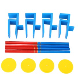 4PCS Woodworking Carpentry Jigs Set, Make Scribing Fillers Toe Kicking and Ceiling Scribe for Carpenter Cabinet Installation, 4 Pencils 4 Round Pieces Woodworking Jig Set