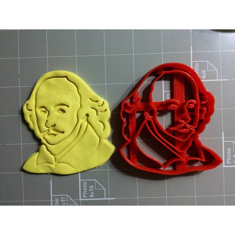 William Shakespeare Cookie Cutter