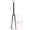 Ultralight Full Carbon Fiber Bike Front Fork 700C Road Bicycle