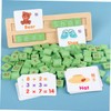 Kisangel 1 Set Wooden Number and Alphabet Puzzle Educational for